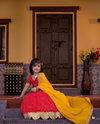 NOC 506 Faux Georgette Kids Readymade Girls Wear Lehenga Choli Wholesale Price In Surat
